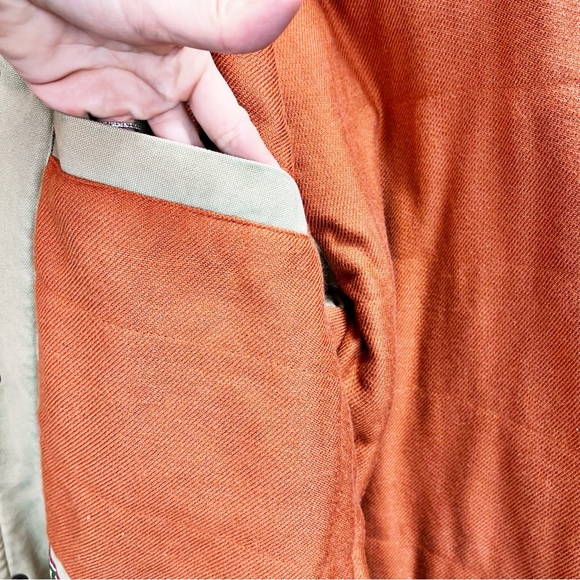 IZOD Vintage Chore Coat Barn Jacket Mens Size Large Western Field Canvas Utility - Picture 12 of 16